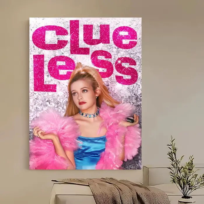 Affiche de films Romance Clueless HD auto-adhésive étanche