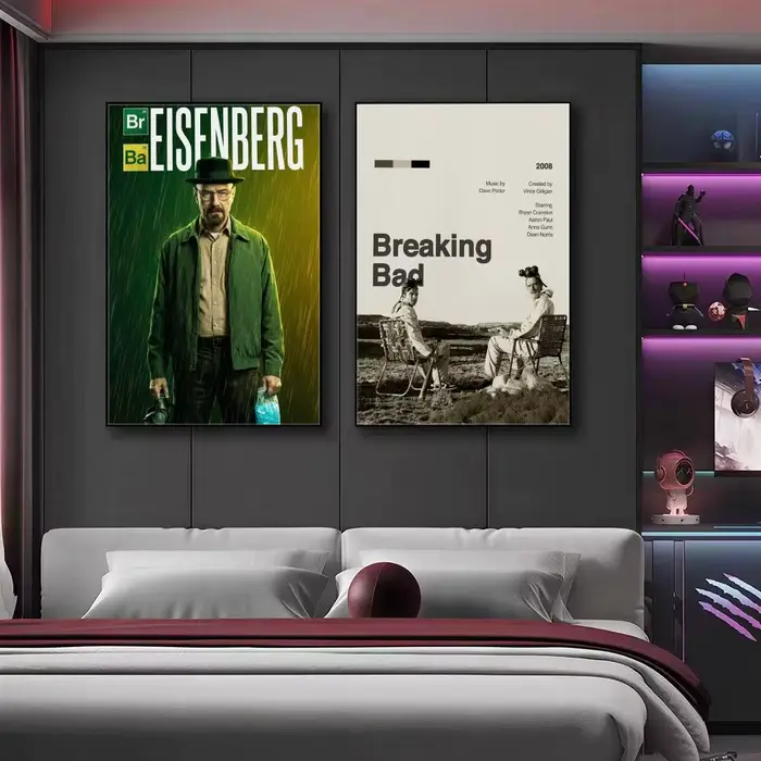 Affiche murale TV B-Breaking Bad