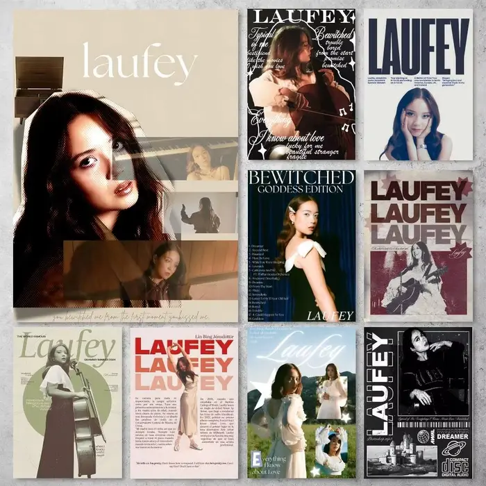 Affiche autocollante de film Singer L-LaufeyS