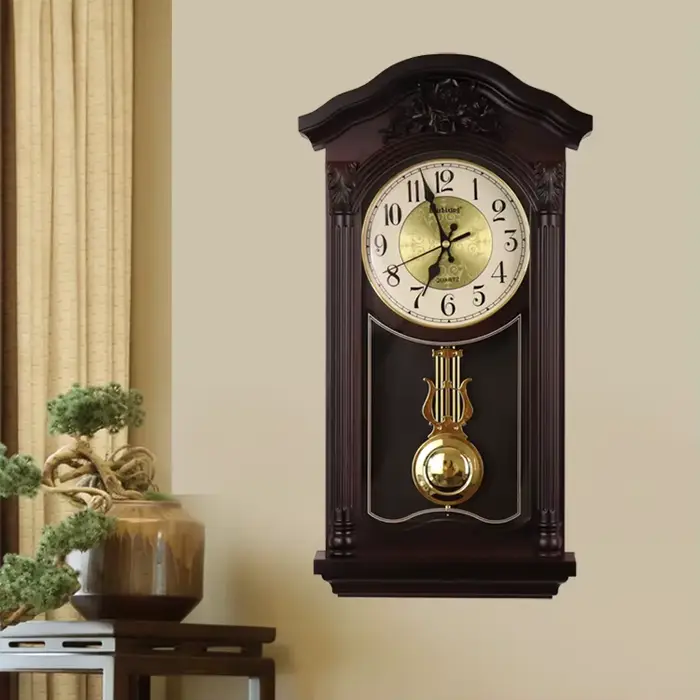 Grande Horloge Murale Alberoise 3D Vintage