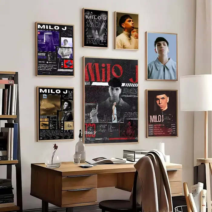 Affiche murale de chanteur m-milo J