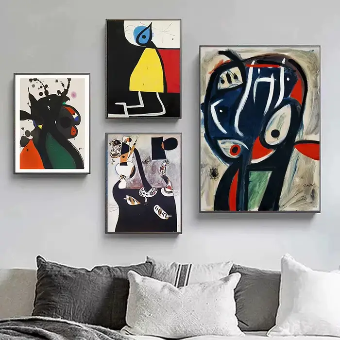 Affiches et impressions d'art modernes de Joan Miro surréalisme