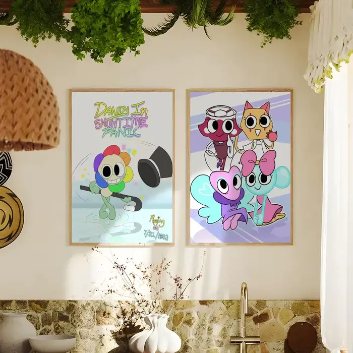 Jeu d-dandys w-world peinture calligraphie écologique coton toile affiche imperméable mur Art pour la maison et couloir décor cadeau