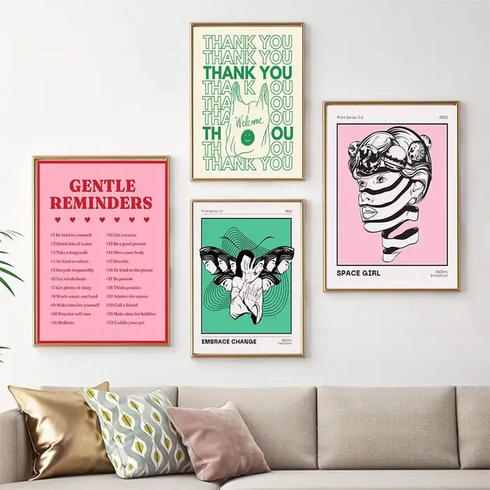 Art mural Simple scandinave
