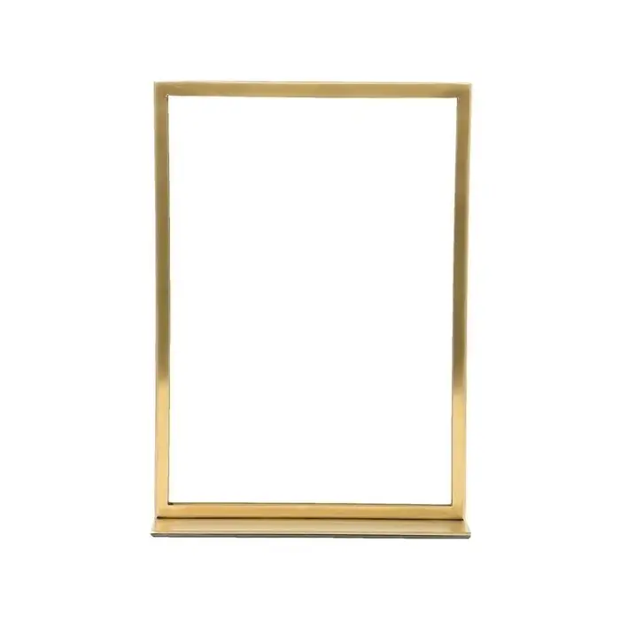 Cadre d'affiche en métal A3, panneau de bureau, Promotion, étiquette de prix, présentoir, Menu, marc