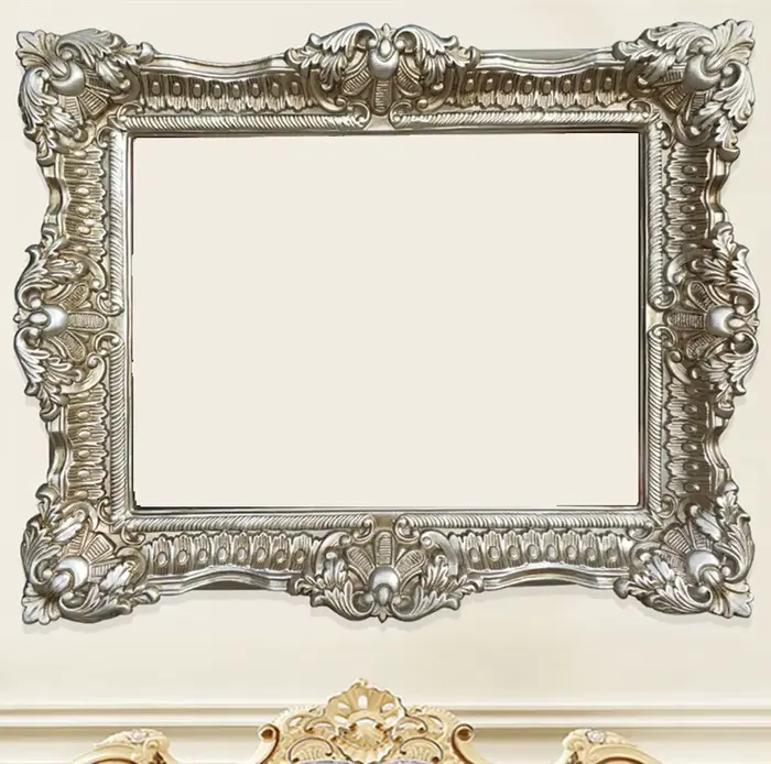 Cadre de peinture à l'huile rétro européen