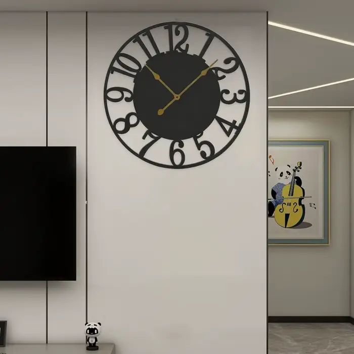 Horloge murale Vintage en métal 50/60cm