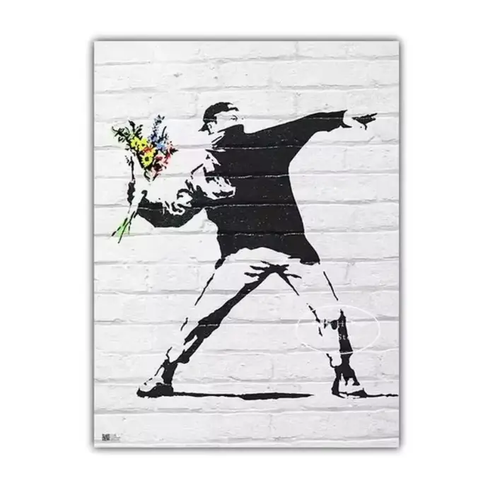 Classique rétro mur Art Banksy rue Graffiti HD toile impression affiche maison salon chambre peinture décorative