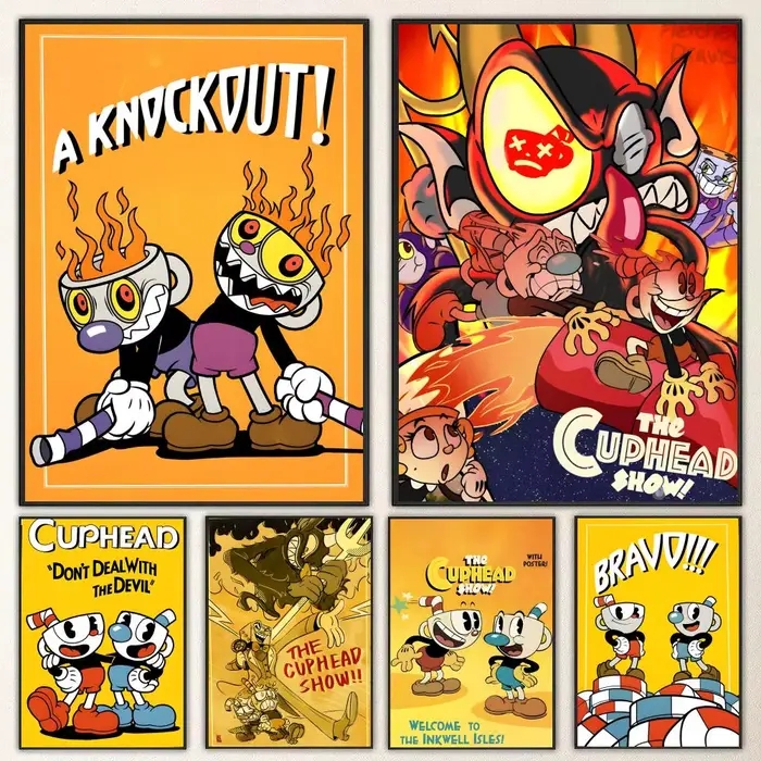 Affiche de jeu Cuphead