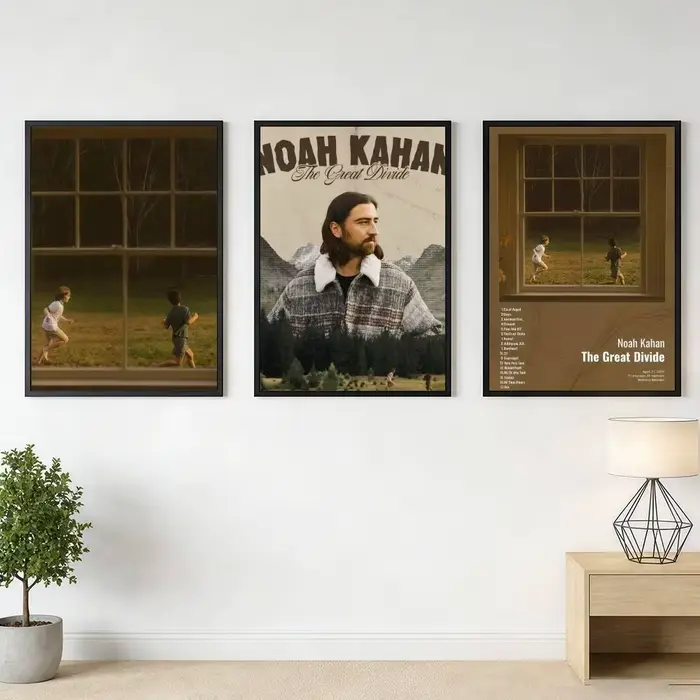 Noah Kahan The Great Divide – autocollants d'affiche classiques
