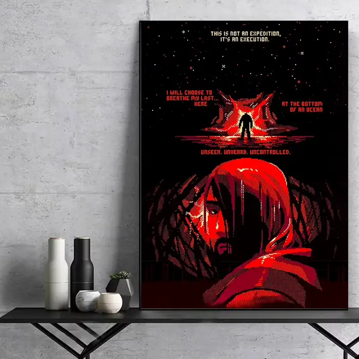 Affiches Iron Lung des derniers films d'horreur