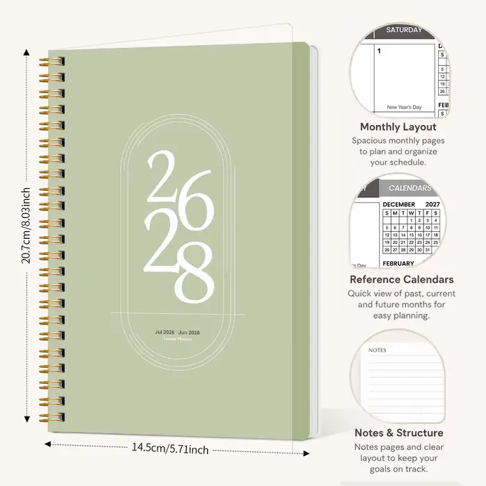 Agenda scolaire 2026-2028