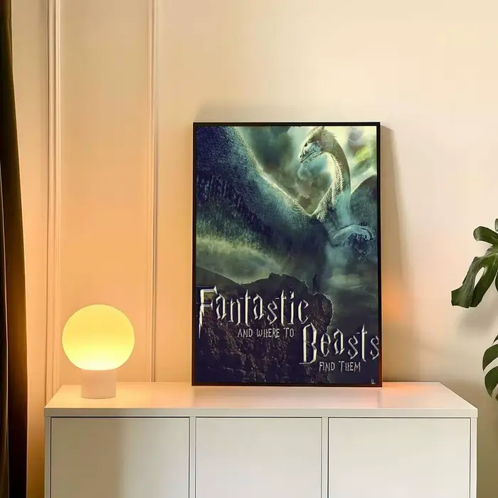 Affiche sur toile de monstres fantastiques et où les trouver