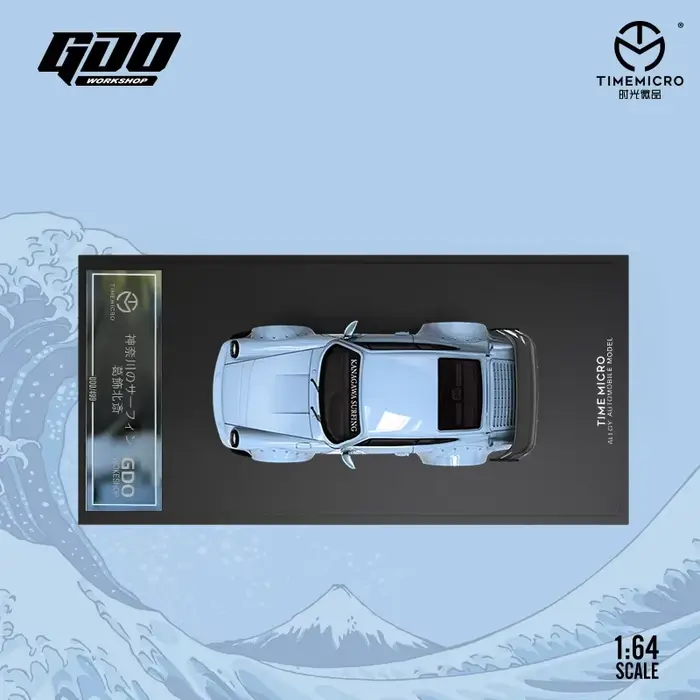 1:64 RWB964 La grande vague de Kanagawa Peinture pour collection et affichage