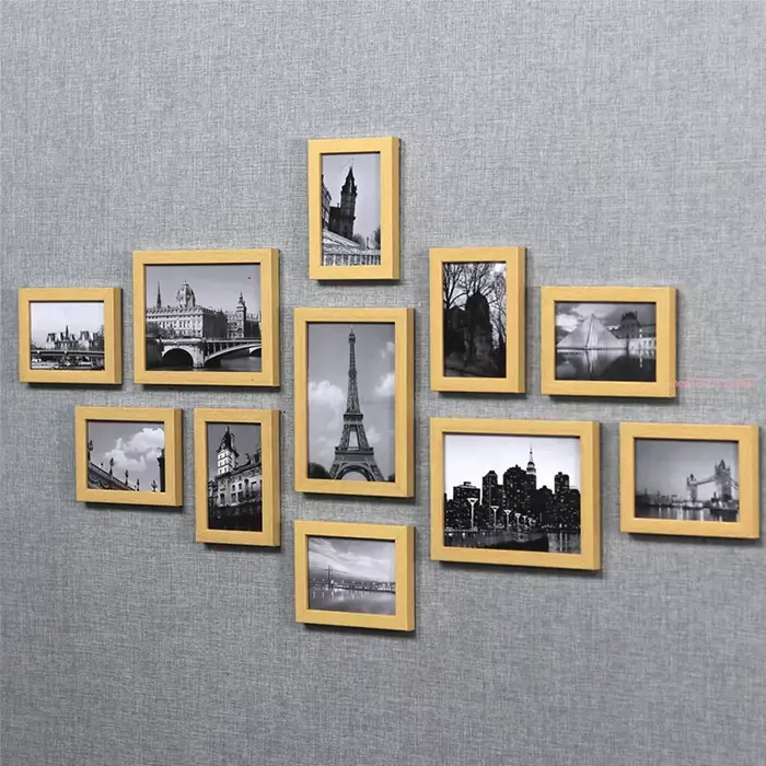 Ensemble de cadres photo d'architecture