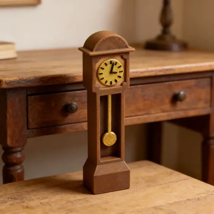 Horloge miniature pour maison de poupée