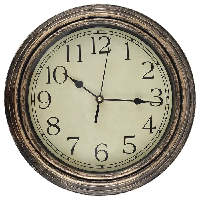 Horloge murale grande taille, horloge murale rétro, horloge silencieuse classique sans tic-tac pour