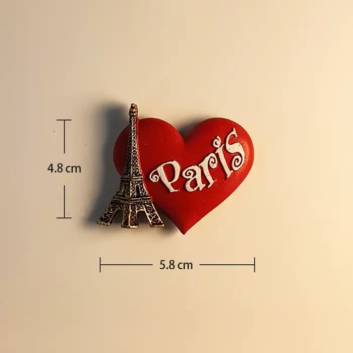 France, Bâtiments emblématiques, Tour Eiffel, Stéréoscopique 3D, Artisanat, Souvenir de voyage, Déco