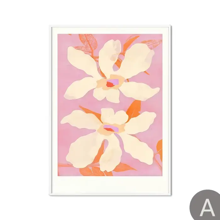 Affiches colorées fleur soleil abstrait mur Art toile peintures pour salon affiche nordique imprimer
