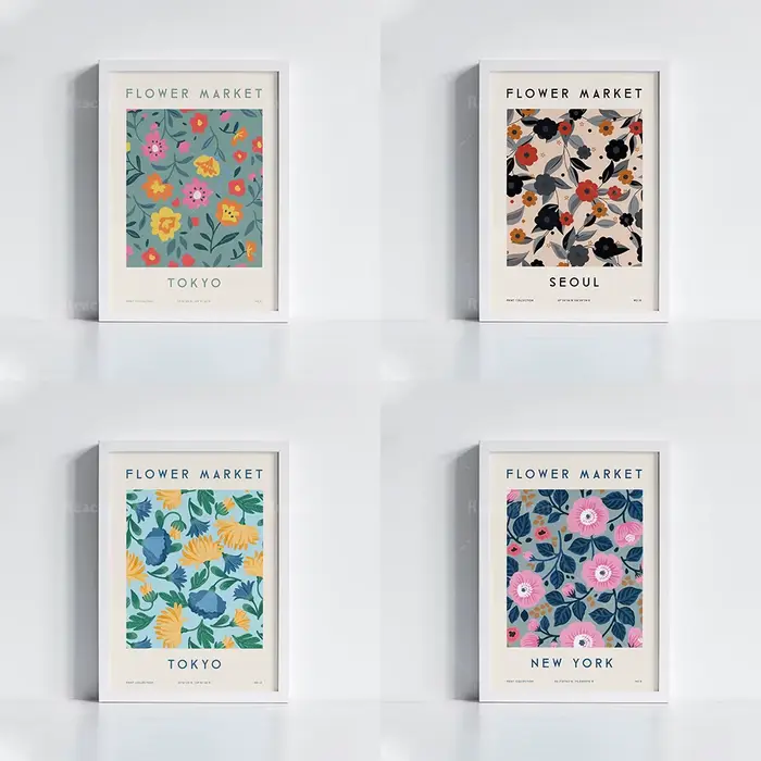 Affiches Takflower du marché des fleurs