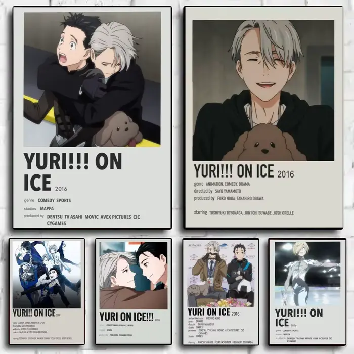 Affiche classique d'anime Y-YURi On ICE