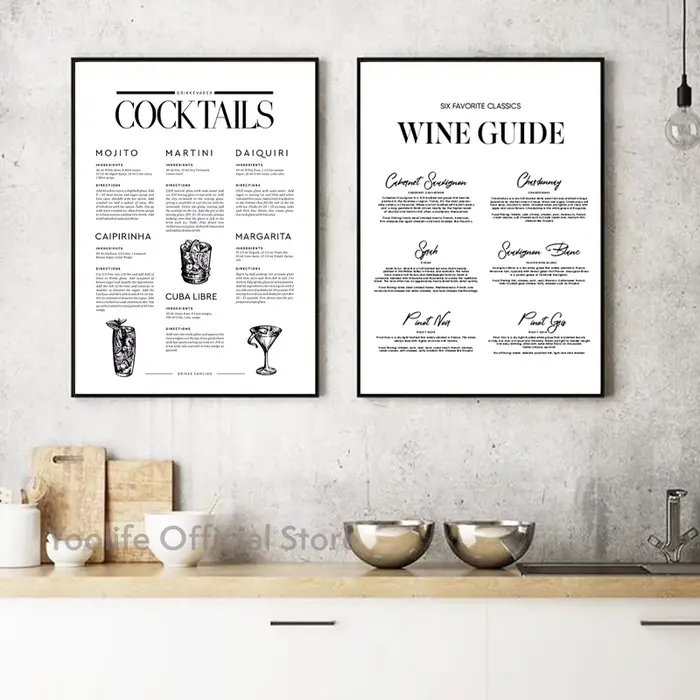 Affiche de vin de Vermouth de Style Vintage