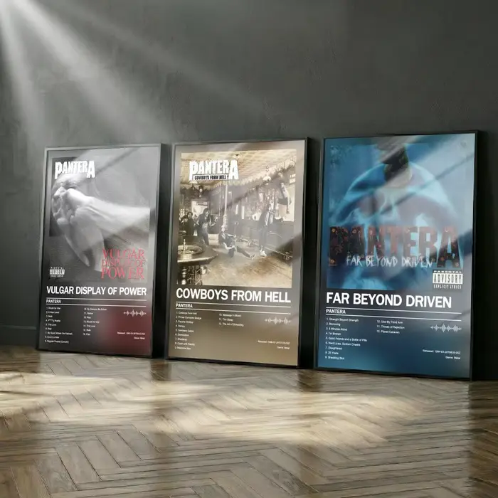 P-Panteras – ensemble d'affiches modernes pour la décoration murale de la pièce