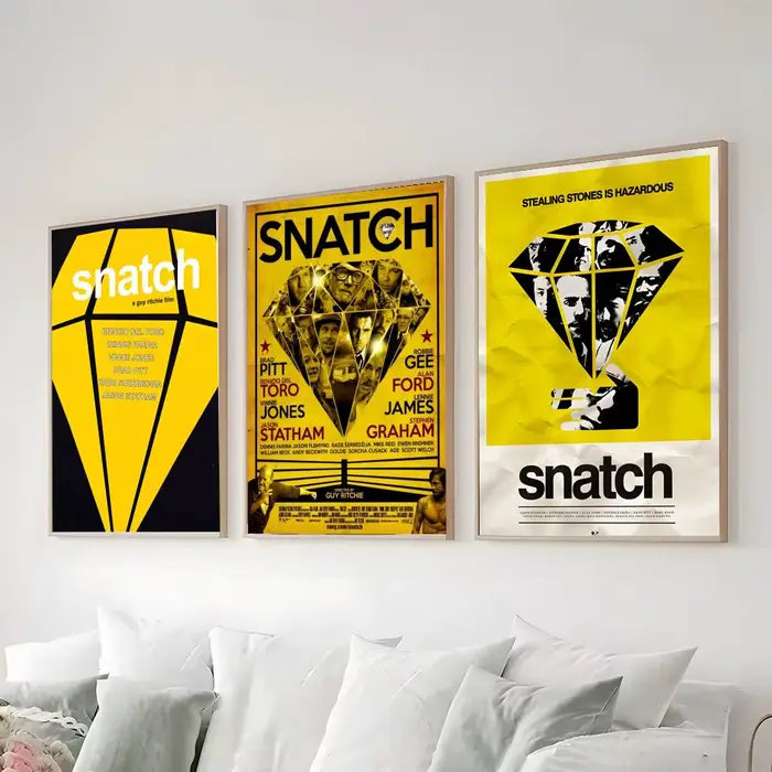 Affiches autocollantes haute définition S-Snatch