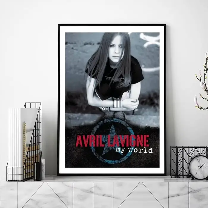 Avril LSaône-Affiche Imprimée, Peinture sur Toile, Autocollant de Salon, Amour, Chanteur Sux