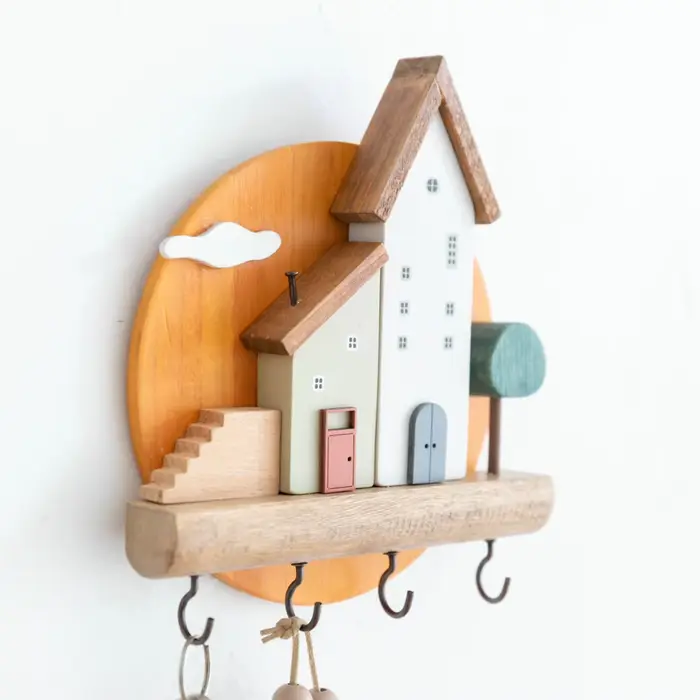 Crochet à clé en bois, Art mignon