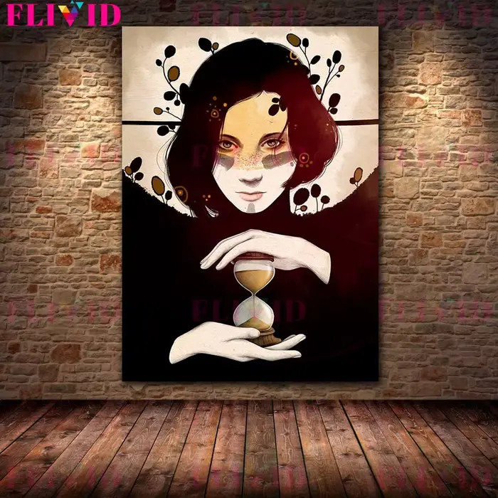 Affiche murale Vintage pour filles