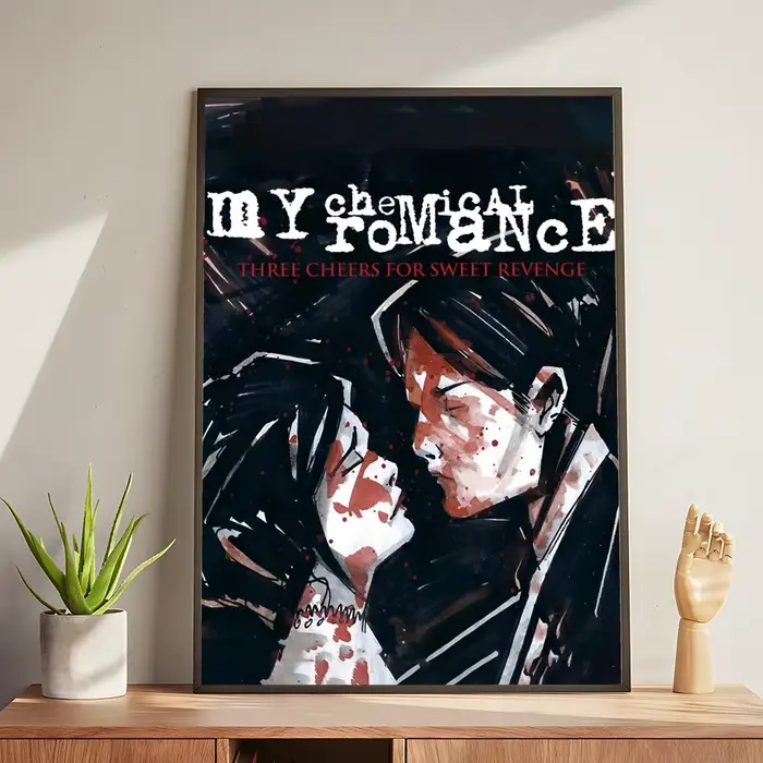 M-My C-chimique r-romance affiche moderne et élégante stickers muraux pour la décoration intérieure 
