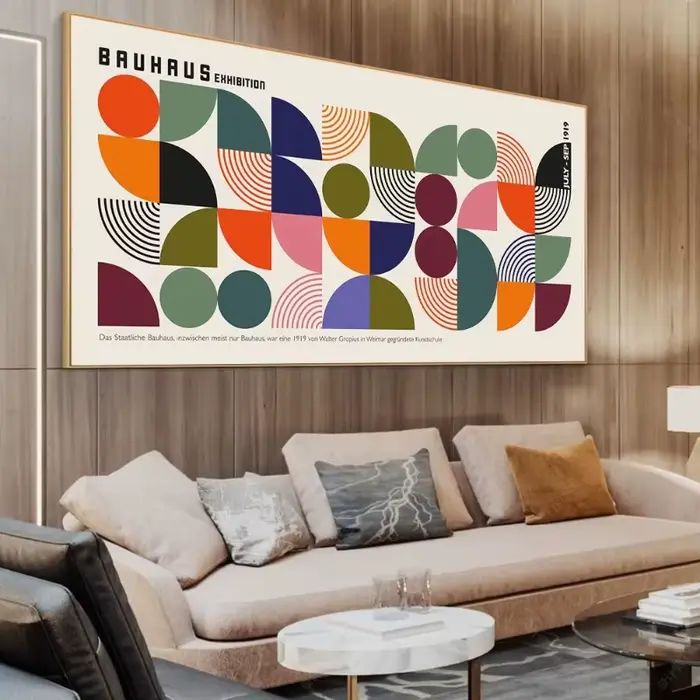 Bauhaus – affiche et imprimés rétro minimalistes