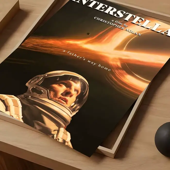 Affiche de film i-interstellar, affiches de film Vintage imperméables, impression d'art mural de hau