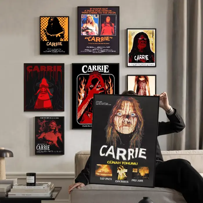 Affiches de film d'horreur rétro classique des années 70