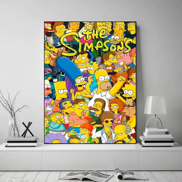 FUNNY The S-Simpsons, affiche autocollante haute définition