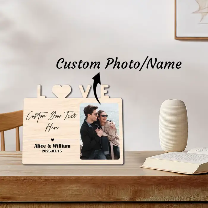 Cadre Photo personnalisé pour amoureux