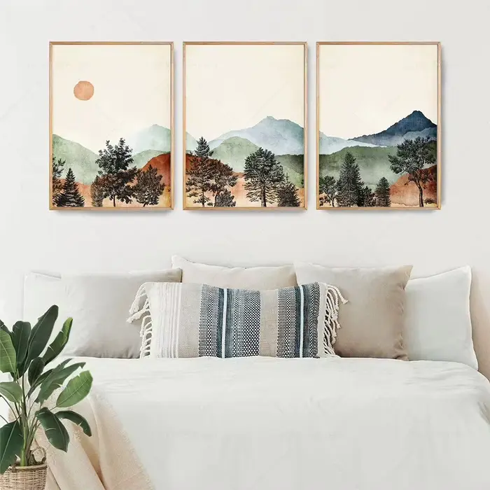 Toile d'art mural aquarelle