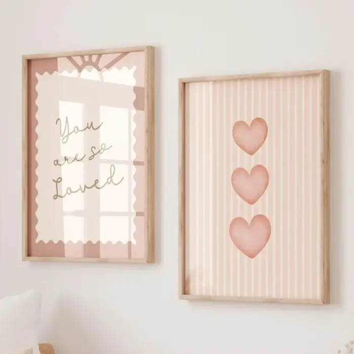 Art rose sans cadre « You Are So in Love »