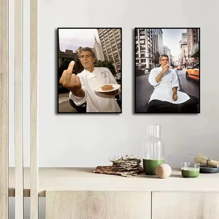 Affiche de la série célèbre Chef Anthony Bourdain