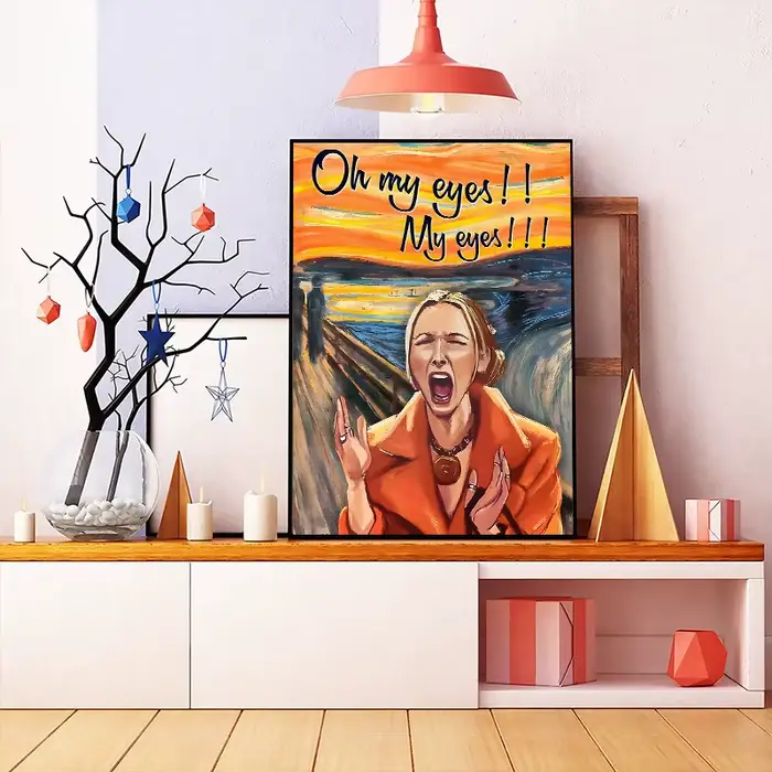 Phoebe Buffay "Oh My Eyes" drôle classique émission de télévision amis affiche toile peinture mur Art photos pour salon décor à la maison
