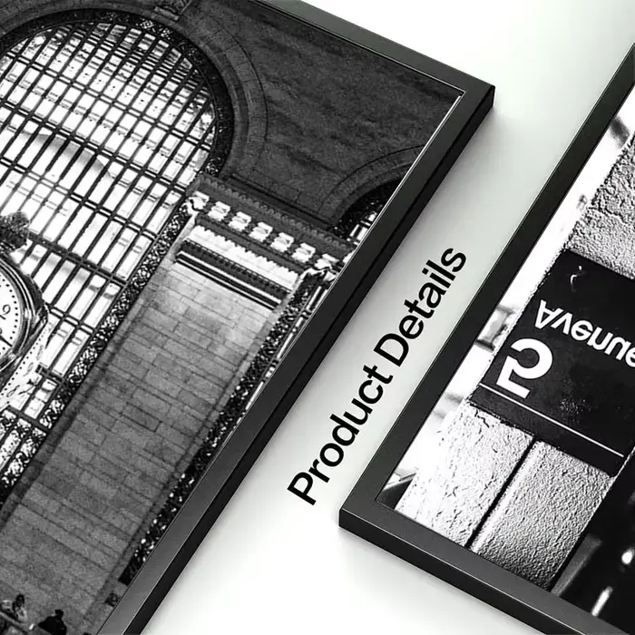Tableau de New York en noir et blanc