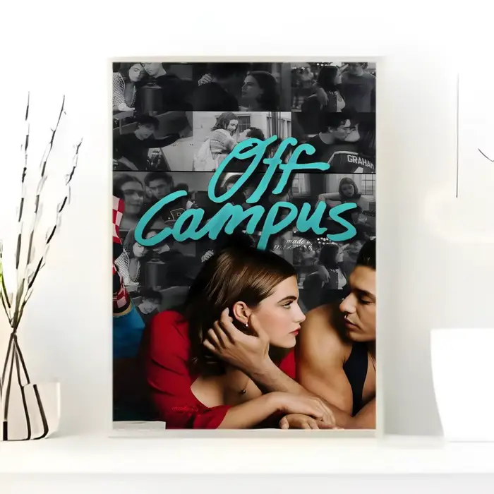 Affiche autocollante en papier imperméable « College Romance O-Off C-Campus » pour décoration murale de café