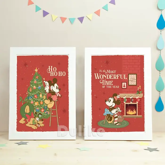 Christmas Print Canvas Poster