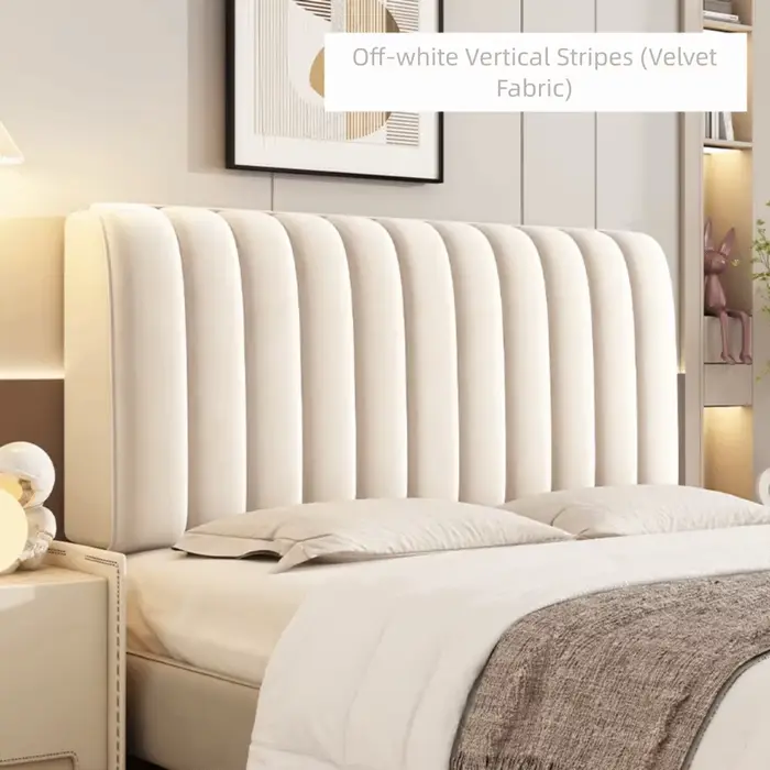 Housse de tête de lit Texture velours, Design moderne, Style Simple, couleur unie, utilisation quatr