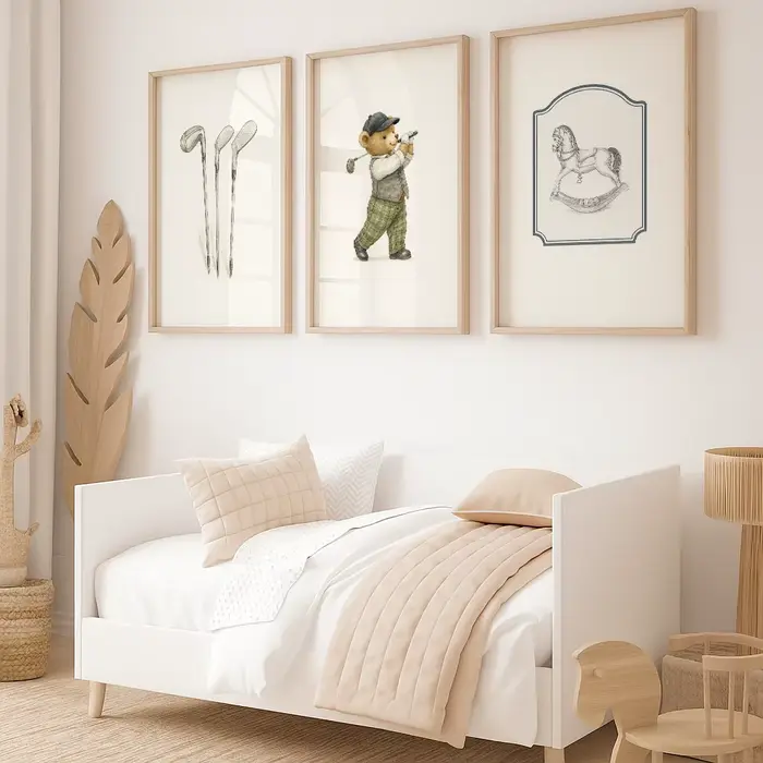 Affiches murales de Golf Vintage