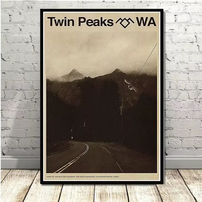 Twin Peaks TV Series Shows Affiche et impressions d'anime de film classique