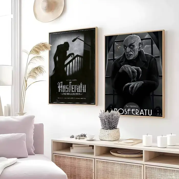 Nosferatu classique film d'horreur auto-adhésif Art affiche rétro autocollant bricolage salle Bar café autocollants peinture murale