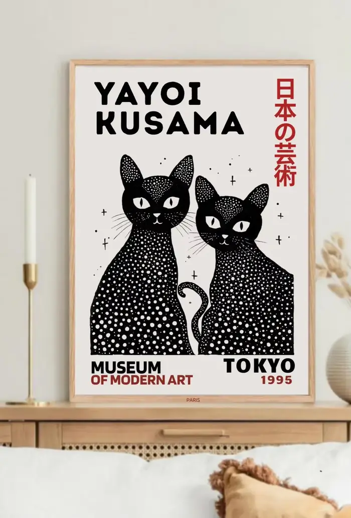 Impression d'art mural Yayoi Kusama