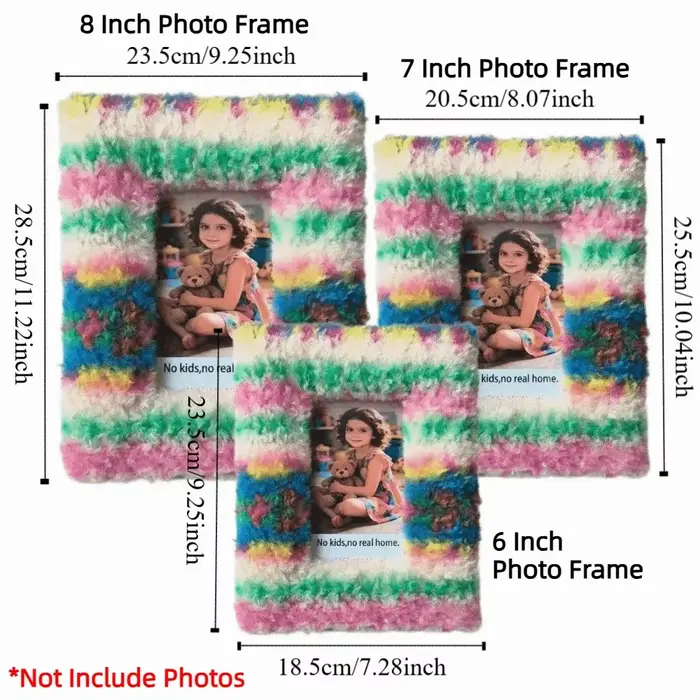 Cadre photo cœur patte de chiot créatif 6/7/8 pouces